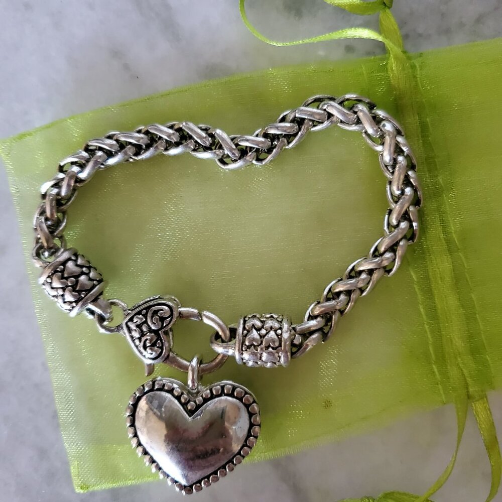 Brighton Puffed Heart Bracelet New Condition - Picture 3 of 5